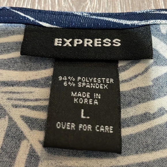 Express 2 piece skirt set leaf print L - Picture 8 of 16